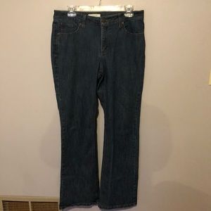 Merona Women’s Dark Wash Boot Cut Jeans Sz 10